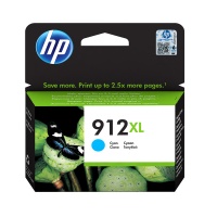 HP - 912XL High Yield Cyan Original Ink Cartridge 825 Pages Photo