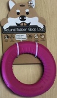 Dogs Life Dog's Life - Natural Rubber Dog Toy Gloop Loop - Hot Pink Photo
