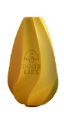 Dogs Life Dog's Life Natural Rubber Stuffable Dog Toy - Yellow Photo