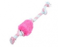 Dogs Life Dog's Life Squeaky Rope Toy - Pink Photo