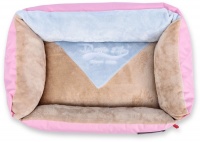 Dogs Life Dog's Life - Vintage Lounger Waterproof Winter Bed - Pink Photo