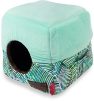 Cats Life Cat's Life - Cat Cube Tropical Leaves - Green Photo