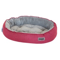 Rogz - Cuddle Oval Cat Pod - Red Photo