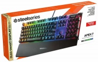 Steelseries - APEX 7 - Mechanical Gaming Keyboard - OLED Smart Display - Red Switches - American QWERTY Layout Photo