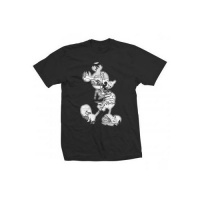 Disney - Mickey Mouse Vintage Infill Men's Black T-shirt Photo