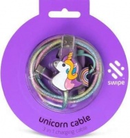 Thumbs Up Swipe: 3-in-1 Cable - Unicorn PowerLead Photo