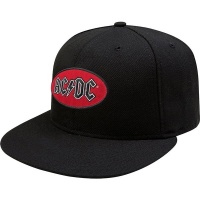 AC/DC - Oval Logo Snapback Cap - Black Photo