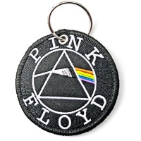 Pink Floyd - Circle Logo Woven Patch Keychain Photo