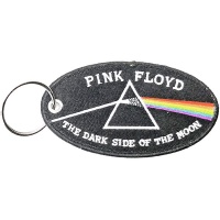 Pink Floyd - Dark Side of the Moon Oval Woven Patch Keychain Photo