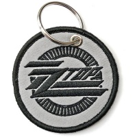 ZZ Top - Circle Logo Woven Patch Keychain Photo