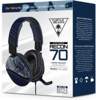 Turtle Beach - Recon 70 Ear Force Wired Gaming Headset - Blue Camo Photo