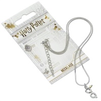 Harry Potter - Silver Plated Lightning Bolt With Glasses Necklace Photo