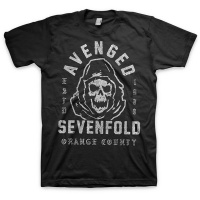 Avenged Sevenfold - So Grim Orange County Men's T-Shirt - Black Photo