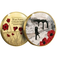 War Poppy Collection - Commemorative Koin Gold - Home For Christmas Photo