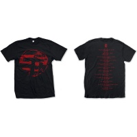 The Cure - Eastern Red Logo Black T-Shirt Photo