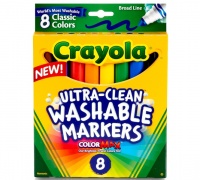 Crayola - 8 Ultra Clean Broadline Washable Markers Photo