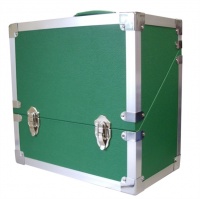 Steepletone Green - 50 LP Record Storage Carry Case Photo