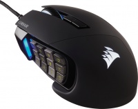 Corsair Scimitar Elite RGB Optical Moba/MMO Gaming Mouse - Black Photo