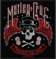 Motley Crue - Too Fast For Love Standard Patch Photo