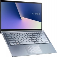 ASUS - ZenBook UX431FA-i582BLR i5-10210U 8GB RAM 256GB SSD Win 10 Pro HD Web Cam WiFi BT NumPad Backlit Keyboard 14" FHD Anti-Glare Notebook - Blue Metal Photo