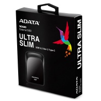 ADATA SC680 240GB 3D NAND Flash USB 3.2 Gen2 Type-C External Solid State Drive - Black Photo