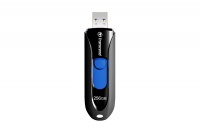 Transcend 256GB JF790 USB3.0 Capless Flash Drive - Black and Blue Photo