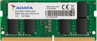 ADATA AD4S3200716G22 DDR4 Notebook SO-DIMM ValueRAM 16GB DDR-3200 single rank x8 CL22 - 260pin 1.2V Memory Module Photo