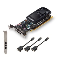 PNY NVIDIA Quadro P400 V2 Low Profile DVI PCI-3.0 X16 LP2GB GDDR5 64-BIT Graphics Card Photo