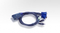 Aten 2-Port PS/2 VGA/Audio Cable KVM Switch - 1.2m Photo