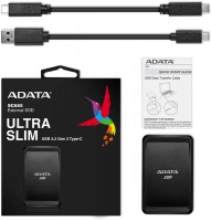 ADATA SC685 1TB USB 3.2 Type-C External Solid State Drive - Black Photo