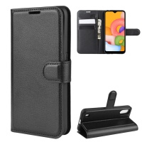 Samsung Tuff-Luv Essentials Book style Case Galaxy A01 - Black Photo