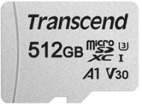 Transcend 512GB Micro SDXC Card - Class 10 Uhs-I U1/U3 V30 A1 with SD Adaptor Photo