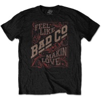 Bad Company - Feel Like Making Love Unisex T-Shirt - Black Photo