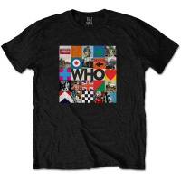 The Who - 5x5 Blocks Unisex T-Shirt - Black Photo