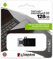 Kingston Technology - 128GB DataTraveler microDuo 3.0 G2 microUSB and USB Type-A Flash Drive for Android OTG Photo