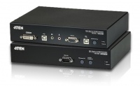 Aten - USB Dvi Single Link Optical onsole Extender W/ Audio up to 12 Miles /W/ Adp. Photo