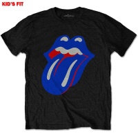 The Rolling Stones - Blue & Lonesome Classic Tongue Boys T-Shirt â€“ Black Photo