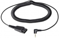 Calltel Quick Disconnect â€“ 2.5mm Jack 65cm Cable - Black Photo