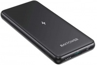 RAVPower RP-PB084 10000mAh 10W Wireless Power Bank - Black Photo