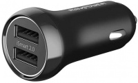 RAVPower - 2 Port 17W USB Car Charger - Black Photo