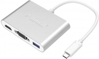 Orico Type-C to VGA/HDMI/USB 3.0 Adapter - Space Grey Photo