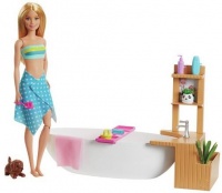 Mattel Barbie - Fizzy Bath Doll and Play Set Photo