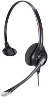 Calltel - HW351N Mono-Ear Noise-Cancelling Headset with Quick Disconnect Connector - Black Photo
