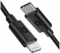 RAVPower - Type USB-C to Lightning 100cm - Black Photo