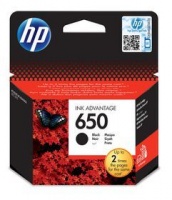HP 650 Black Ink Cartridge Photo