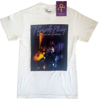 Prince - Purple Rain Square Unisex T-Shirt â€“ White Photo