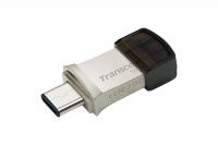 Transcend 128GB Jetflash 890 USB-C & USB 3.1 OTG Flash Drive - Silver Photo