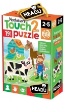 Headu Educational Puzzles - Montessori Touch The Farm Puzzle Photo