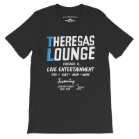 Theresa's Lounge Chicago Il. Live Entertainment Black Lightweight Vintage Style T-Shirt Photo