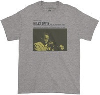 Miles Davis - Prestige 7150 LP Cover T-Shirt - Heather Gray Photo
